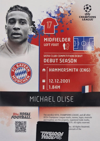 Michael Olise /25 - Topps Total Football 24/25
