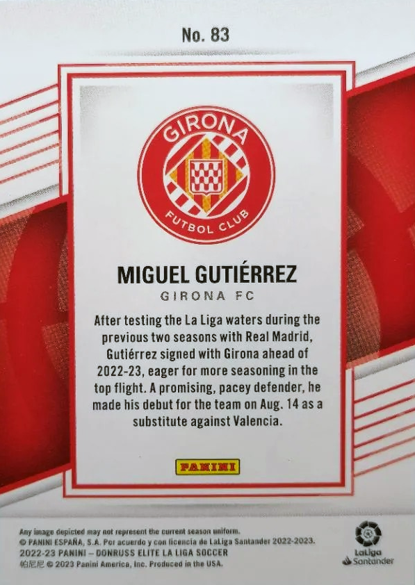 Miguel Gutiérrez - Donruss Elite LaLiga 22/23