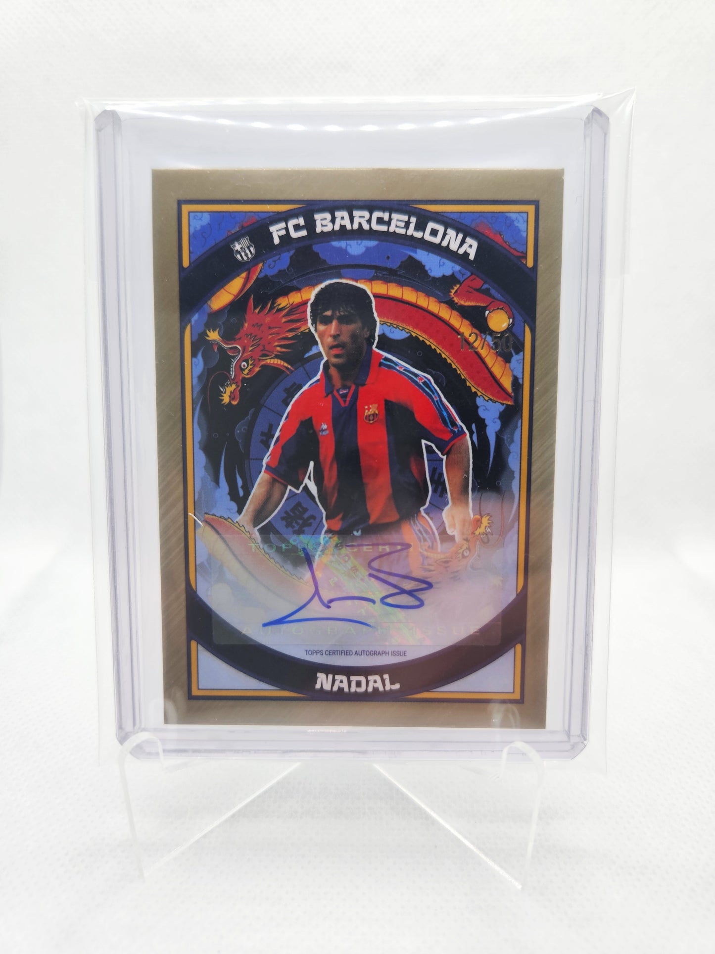 Miguel Ángel Nadal /50 - Autógrafo original - Barcelona Year Of The Dragon China 23/24