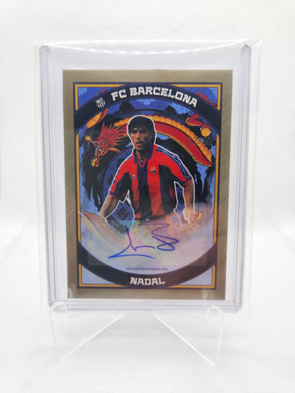 Miguel Ángel Nadal /50 - Autógrafo original - Barcelona Year Of The Dragon China 23/24