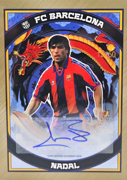 Miguel Ángel Nadal /50 - Autógrafo original - Barcelona Year Of The Dragon China 23/24