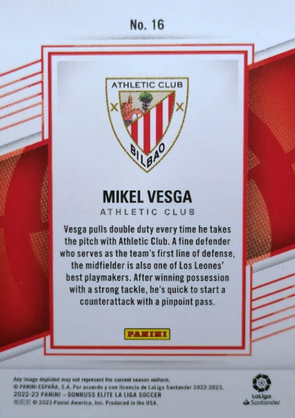 Mikel Vesga - Donruss Elite LaLiga 22/23