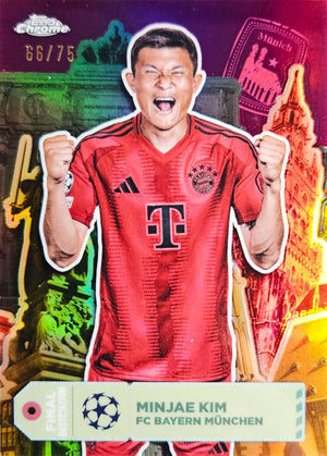 Minjae Kim /75 - Final Destination - Topps Chrome UEFA Club Competitions 24/25