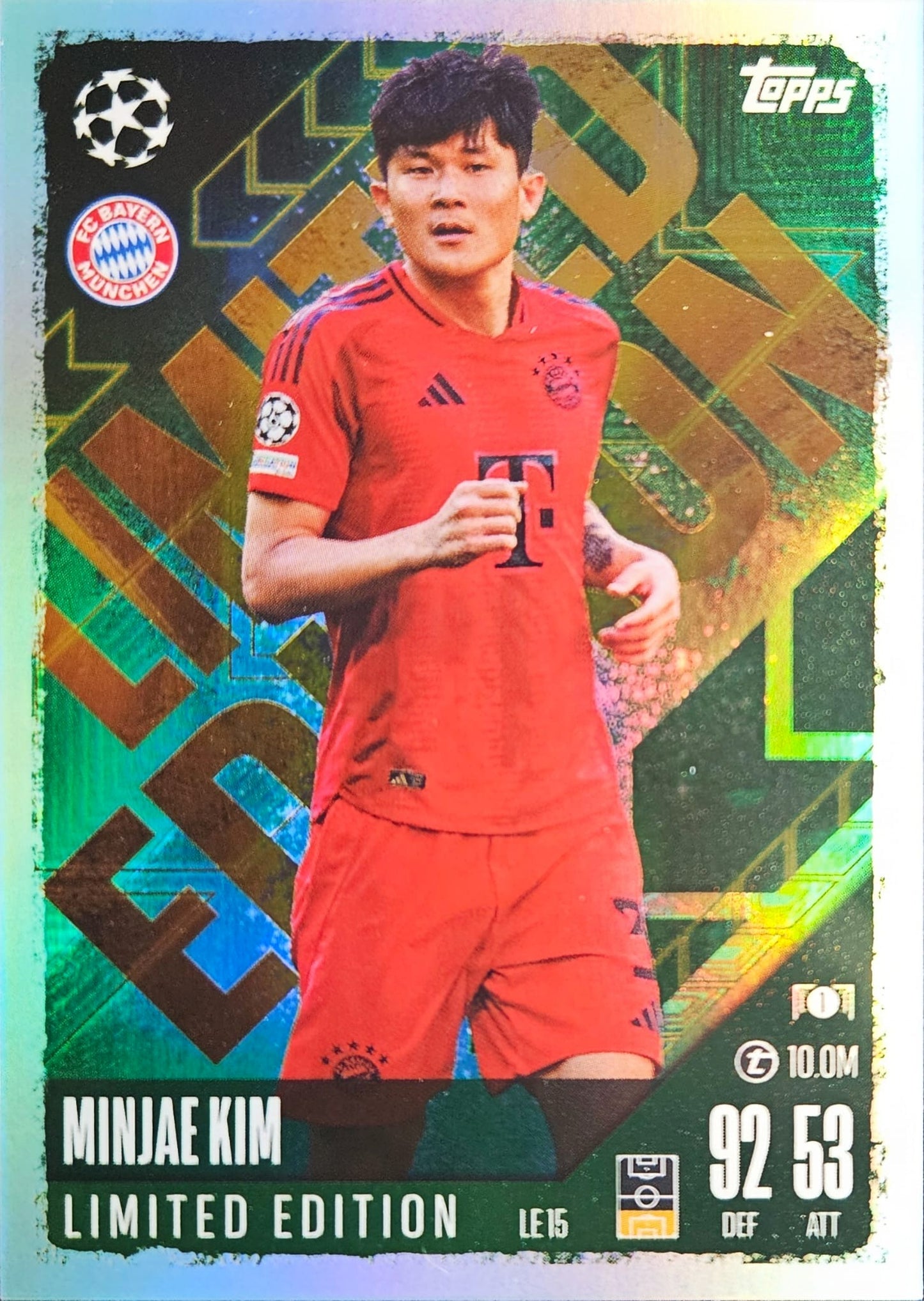 Minjae Kim - Limited Edition - Match Attax UEFA Club Competitions 24/25