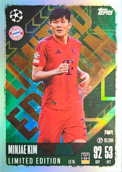 Minjae Kim - Limited Edition - Match Attax UEFA Club Competitions 24/25