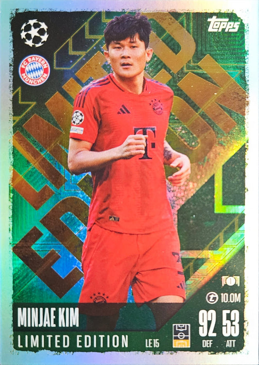Minjae Kim - Limited Edition - Match Attax UEFA Club Competitions 24/25