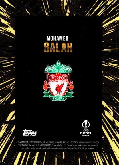 Mohamed Salah - Elite - Topps Gold UEFA Club Competitions 23/24