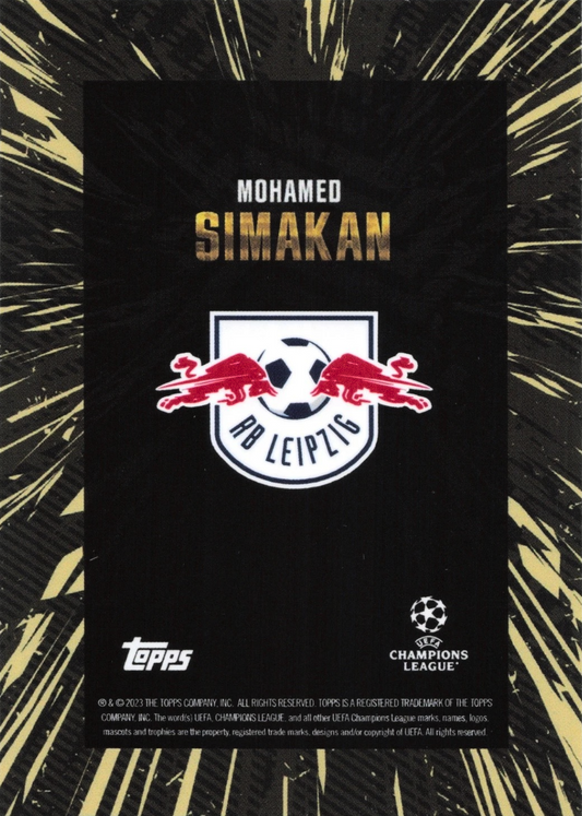 Mohamed Simakan - Topps Gold UEFA Club Competitions 23/24