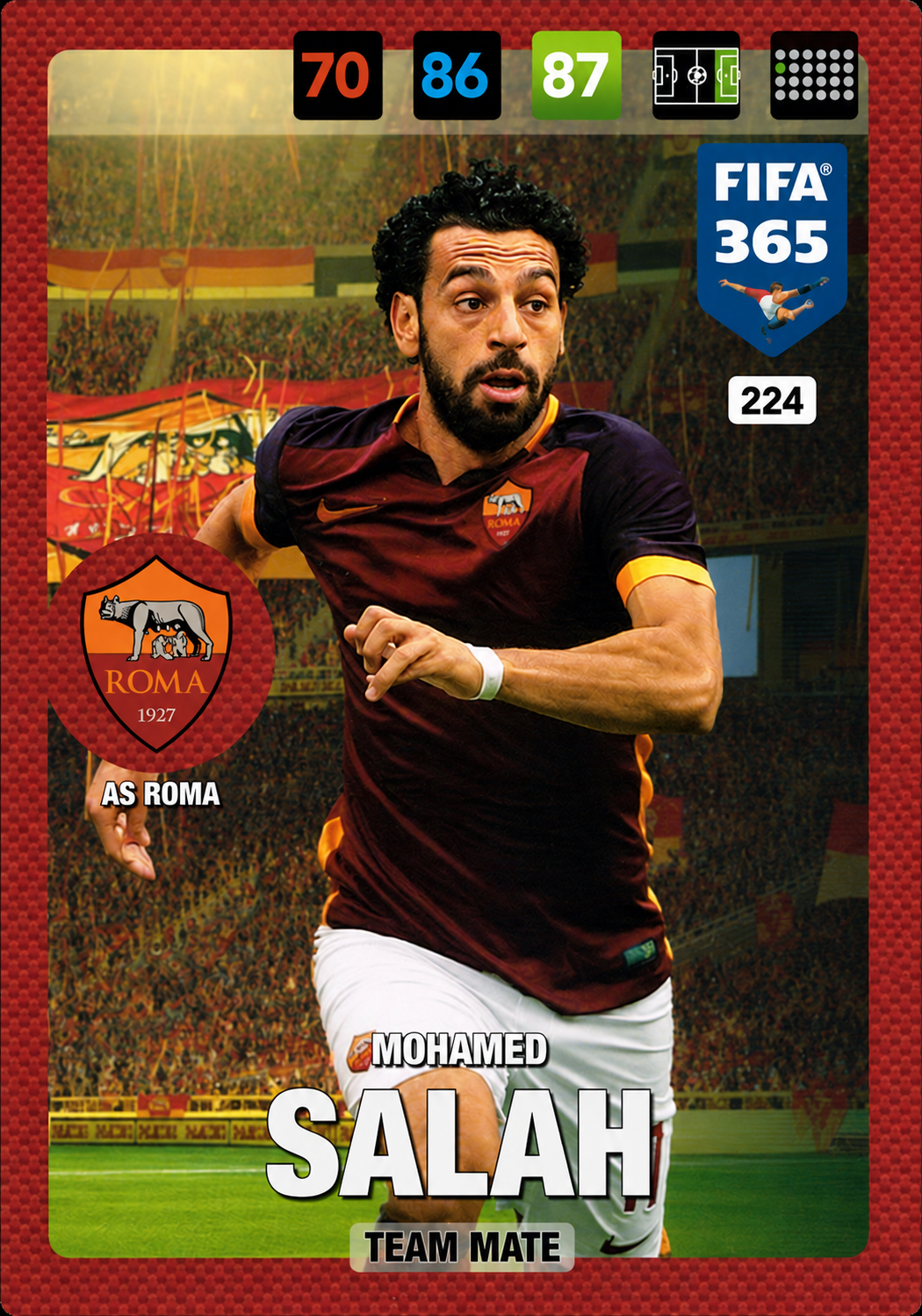 Mohamed Salah - Team Mate - Adrenalyn XL FIFA 365 2017