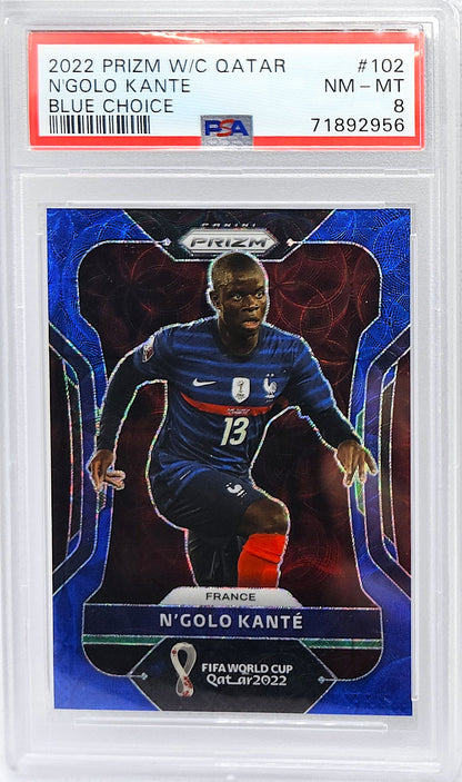 N'Golo Kanté /135 - PSA 8 - Prizm FIFA World Cup Qatar 2022