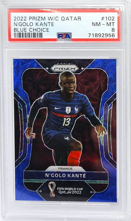 N'Golo Kanté /135 - PSA 8 - Prizm FIFA World Cup Qatar 2022