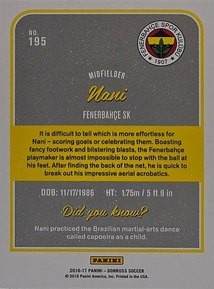 Nani - Donruss Soccer 16/17