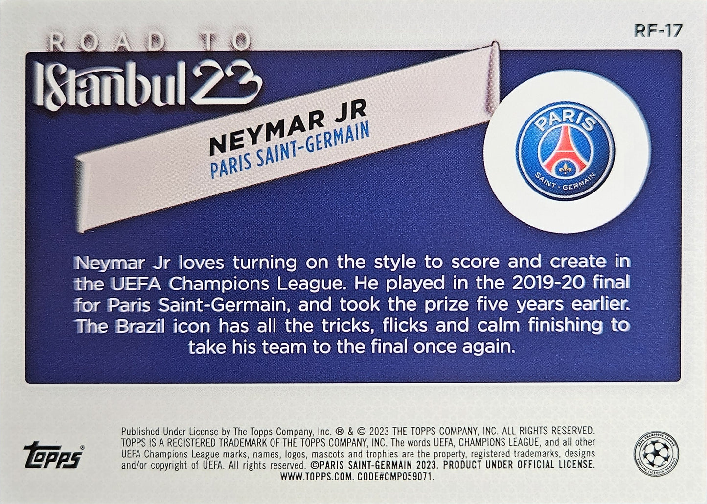Neymar Jr - Road to Istanbul 23 - UEFA Club Competitions 22/23