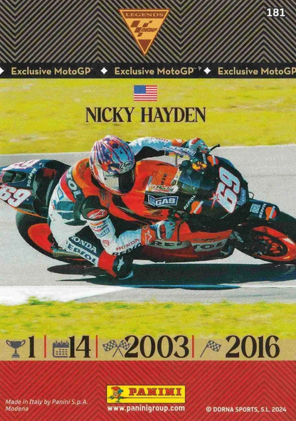 Nicky Hayden - Legends - MotoGP 2024 75th Anniversary