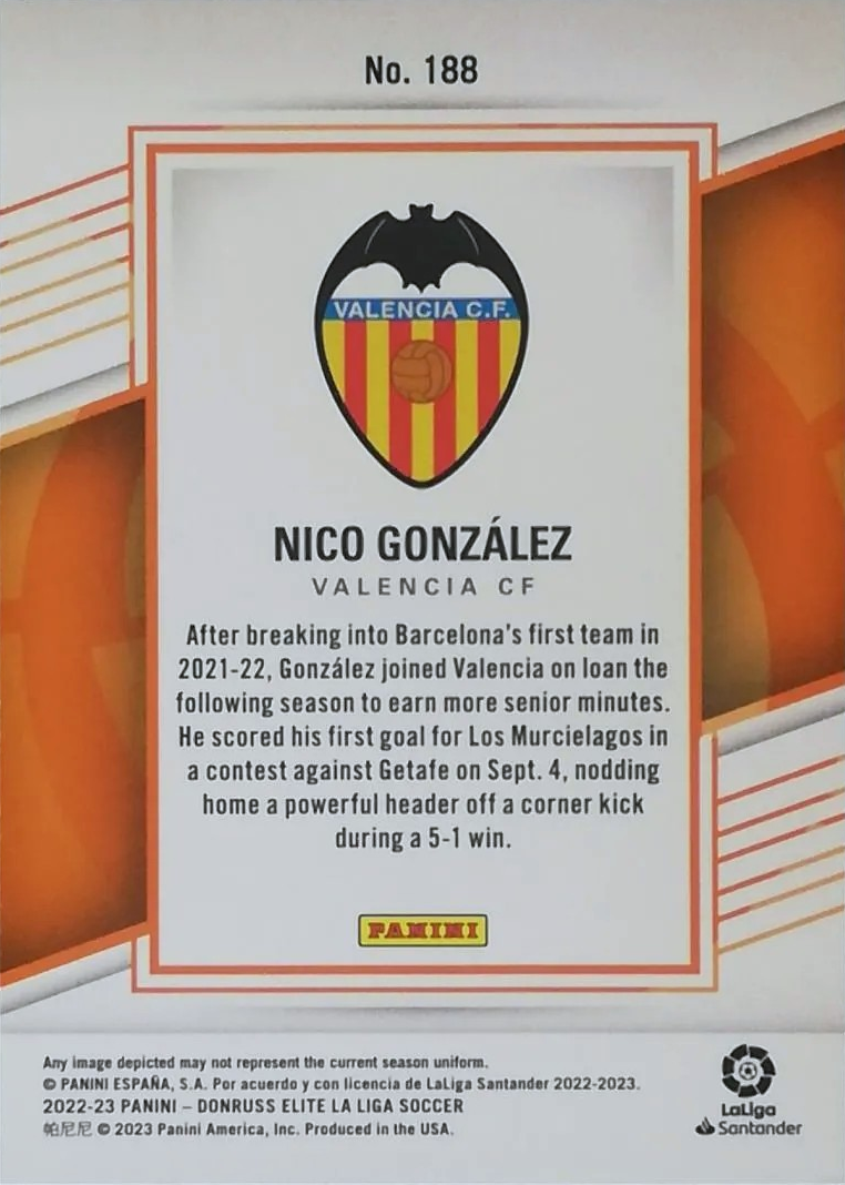 Nico González - Donruss Elite LaLiga 22/23