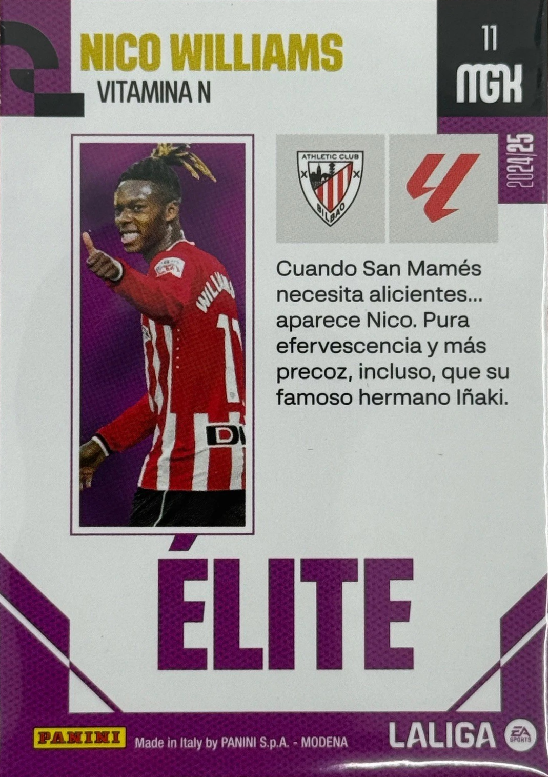 Nico Williams - Elite - Megacracks 24/25