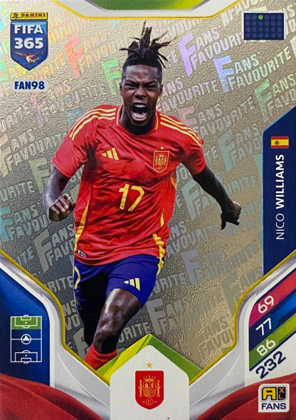Nico Williams - Fan's Favourite - Adrenalyn XL FIFA 365 2026
