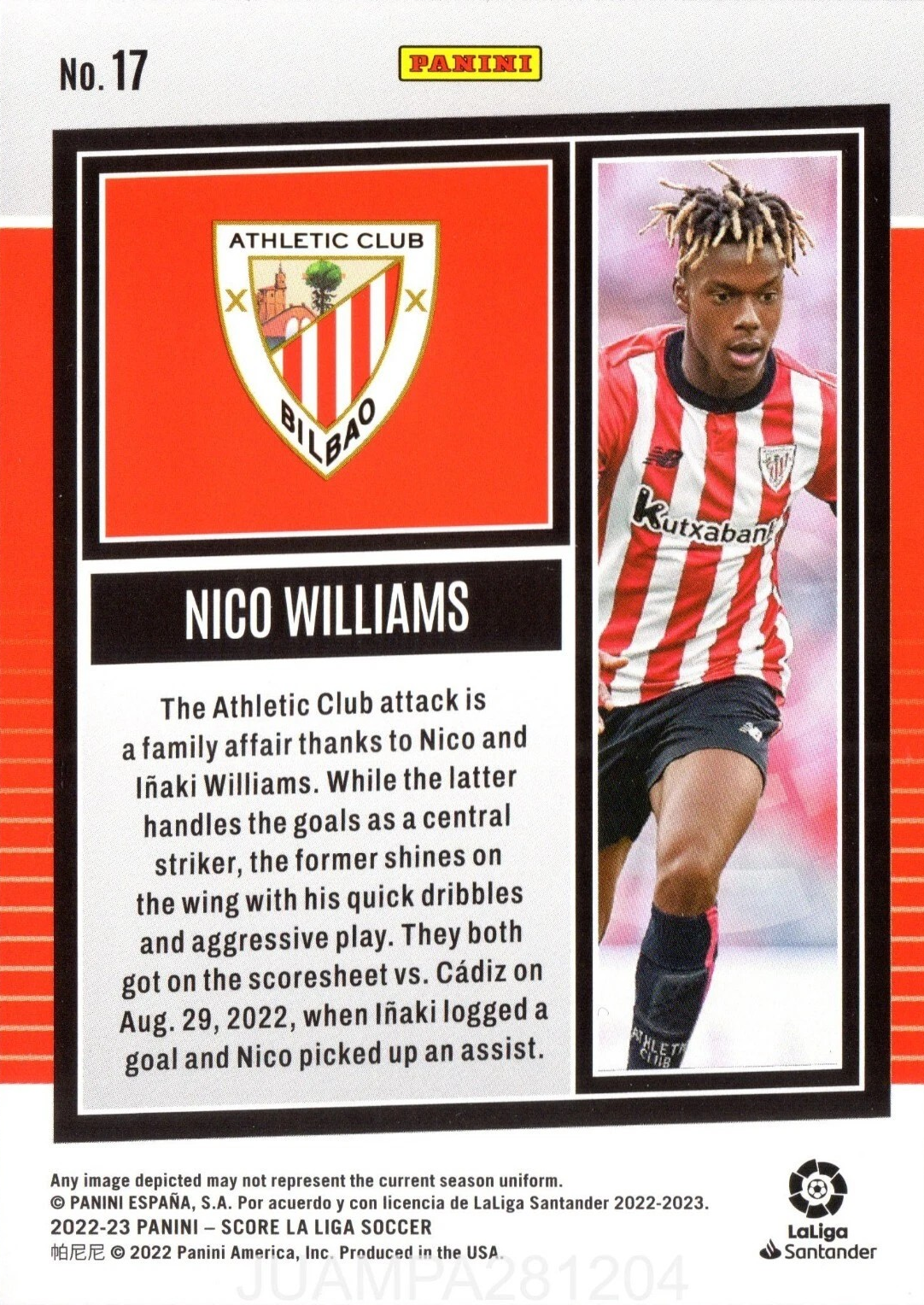 Nico Williams - Score LaLiga 22/23