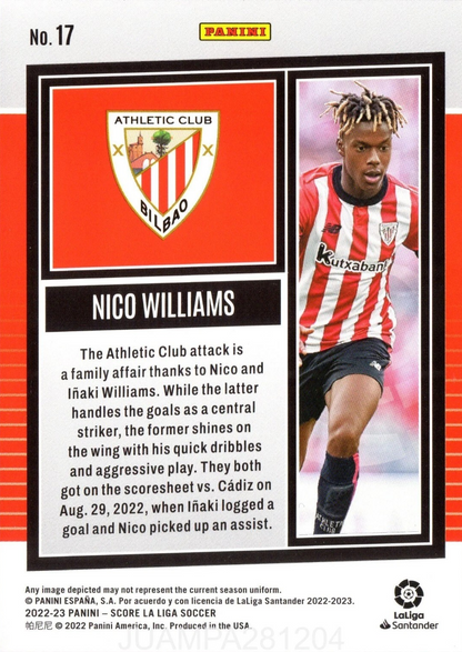 Nico Williams - Score LaLiga 22/23