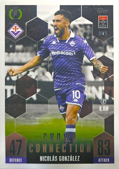 Nicolás González - Crowd Connection - Match Attax Extra UEFA Club Competitions 23/24