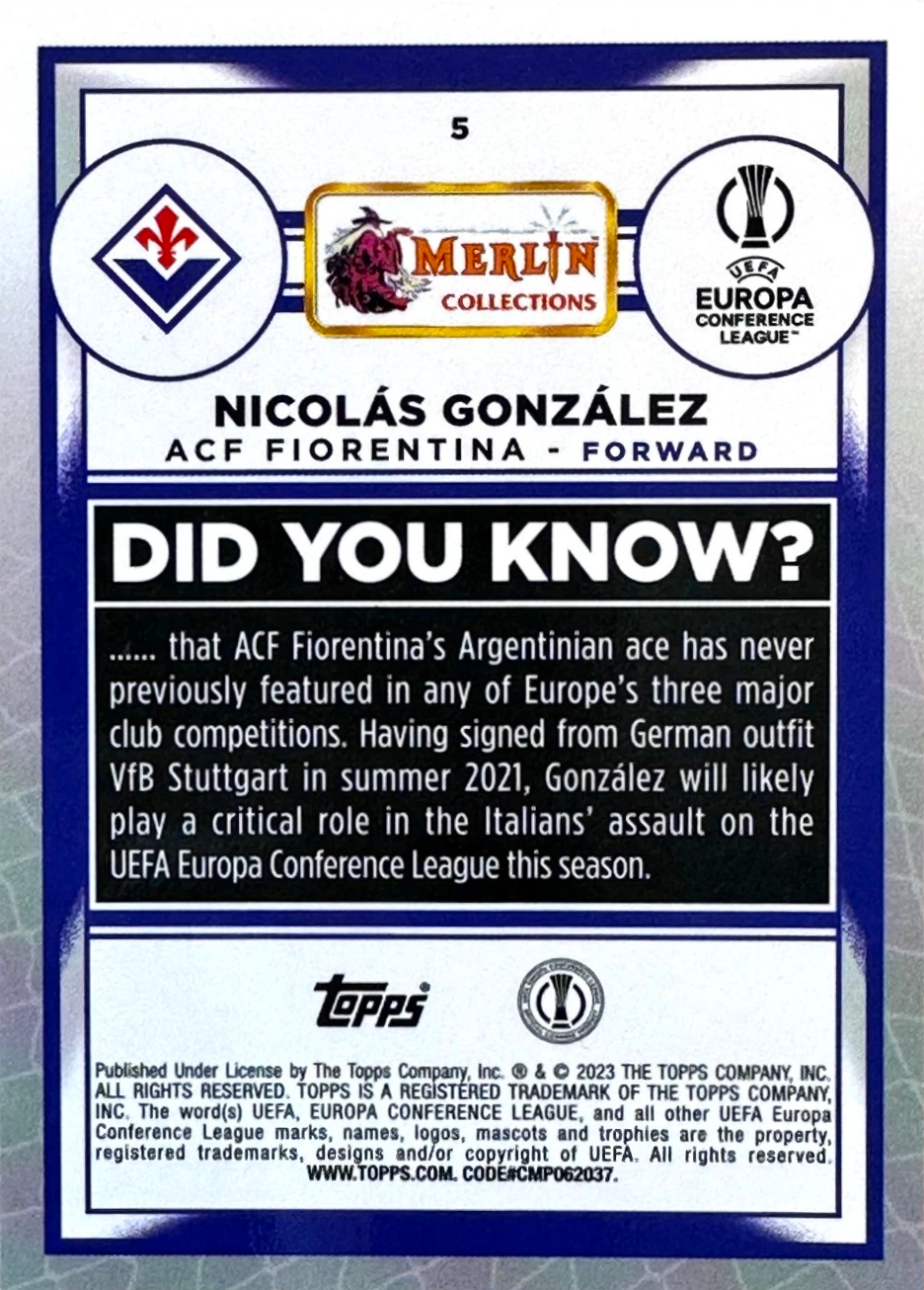 Nicolás González - Merlin UEFA Club Competitions 22/23