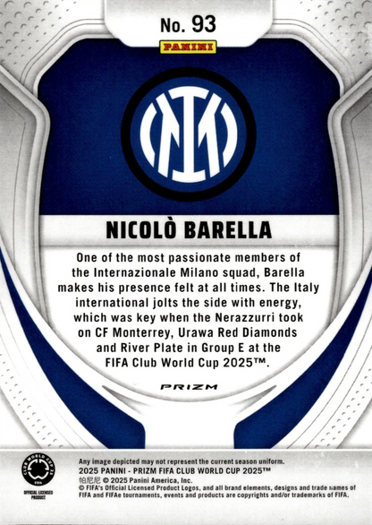 Nicolò Barella - Prizm FIFA Club World Cup 2025