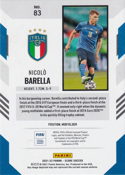 Nicolò Barella - Score Scocer 21/22