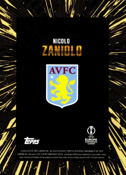 Nicolò Zaniolo - Topps Gold UEFA Club Competitions 23/24