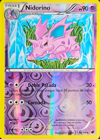 Nidorino - 44/116 Reverse Holo - Plasma Freeze - Pokémon 2013