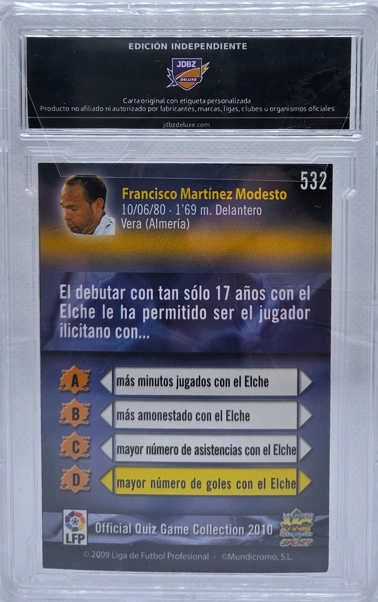 Nino - JDBZ Series - Las Fichas de la Liga Quiz Game 09/10