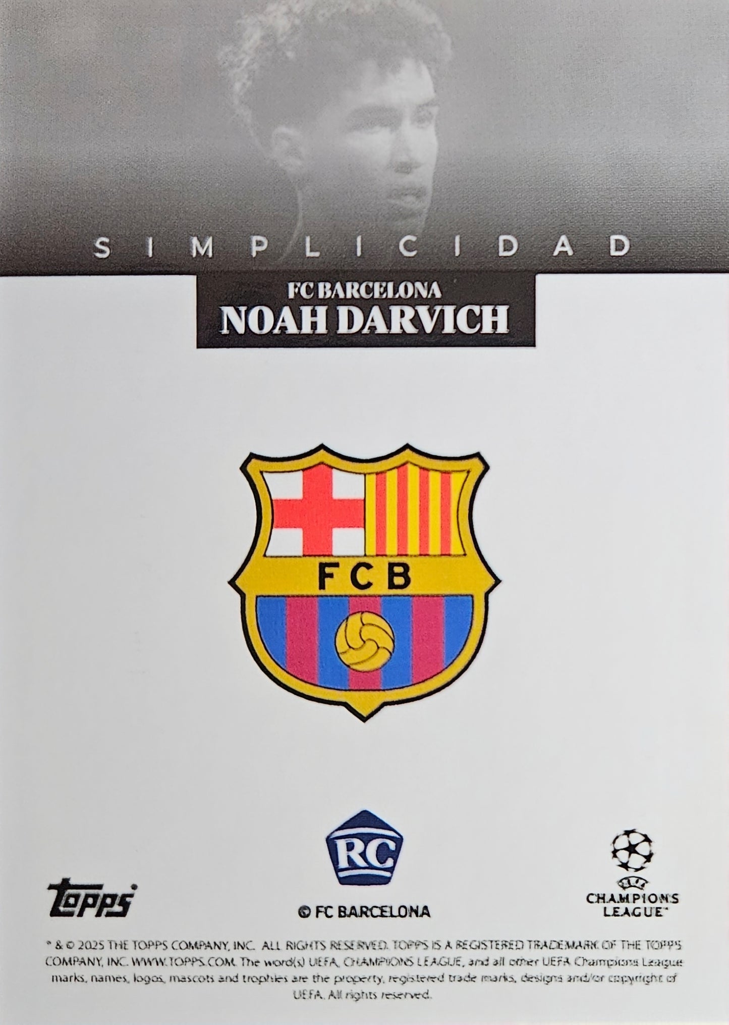 Noah Darvich (RC) - Simplicidad UEFA Club Competitions 24/25