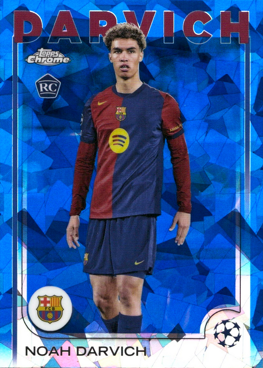 Noah Darvich (RC) - Topps Chrome Sapphire Edition UEFA Club Competitions 24/25