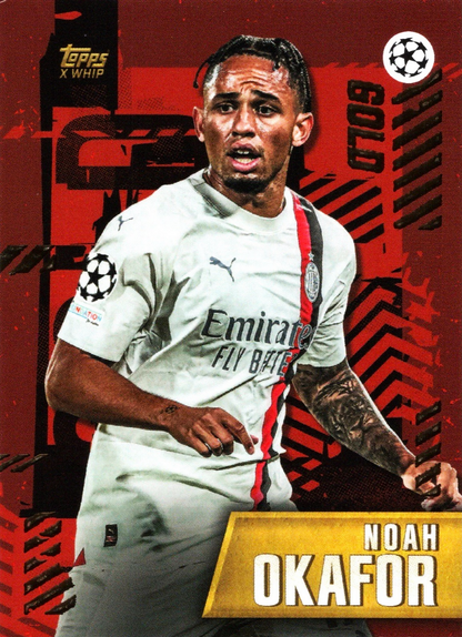 Noah Okafor - Gold - Topps Gold UEFA Club Competitions 23/24