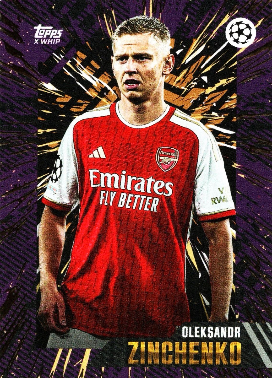 Oleksandr Zinchenko - Topps Gold UEFA Club Competitions 23/24