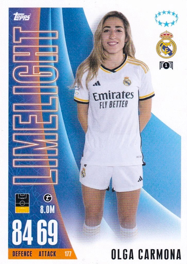 Olga Carmona - Limelight - Match Attax Extra UEFA Club Competitions 23/24