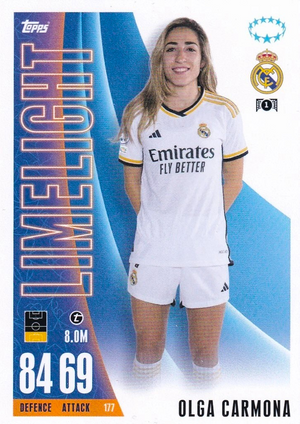 Olga Carmona - Limelight - Match Attax Extra UEFA Club Competitions 23/24