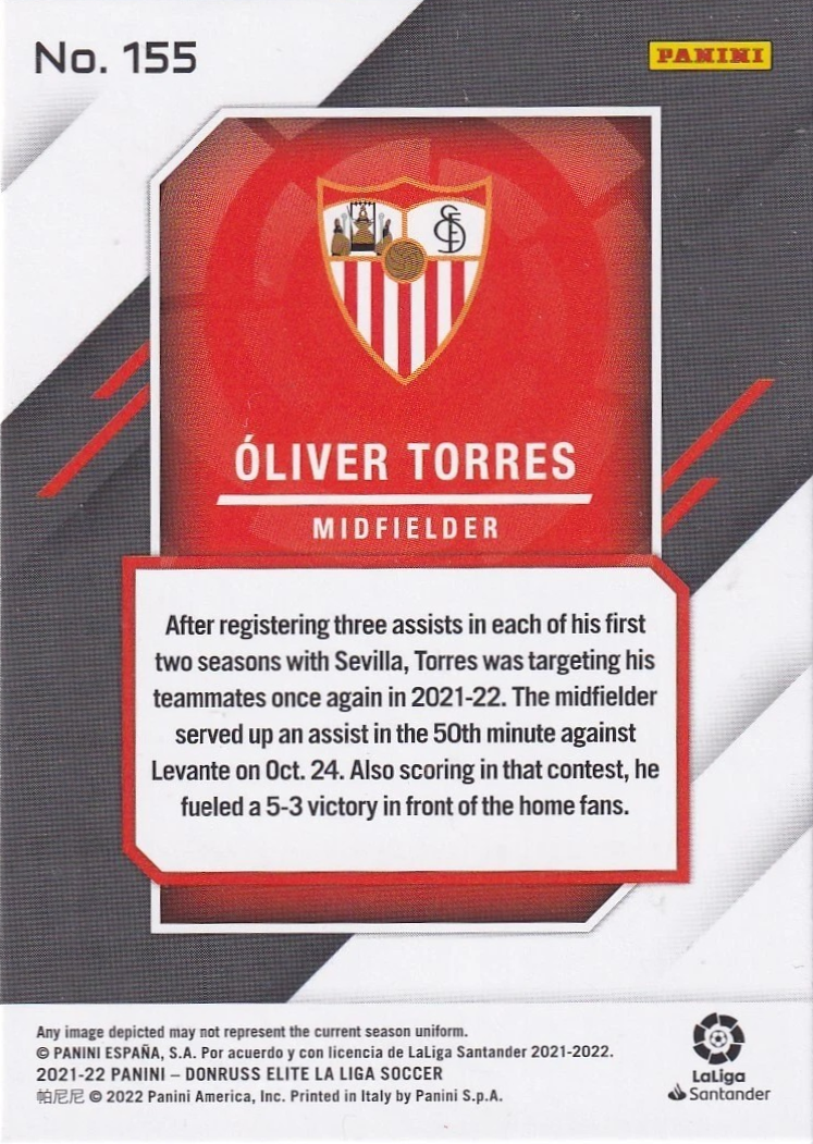 Óliver Torres - Donruss Elite LaLiga 21/22