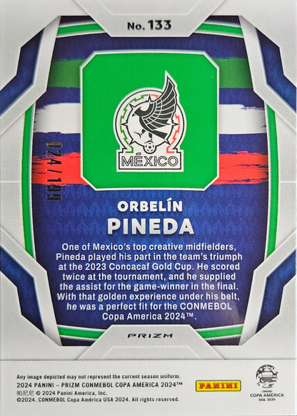 Orbelín Pineda /199 - Prizm CONMEBOL Copa América 2024