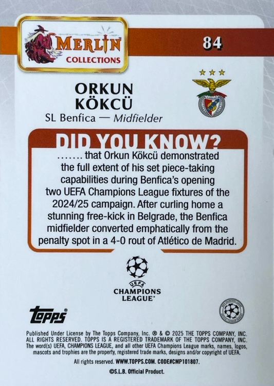 Orkun Kökçü - Merlin UEFA Club Competitions 25/26