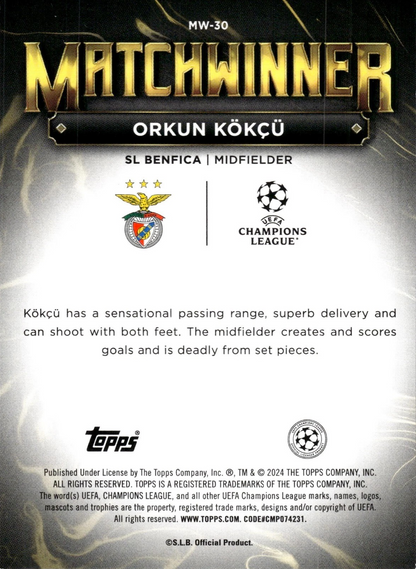 Orkun Kökçü - Matchwinner - SuperStars UEFA Club Competitions 23/24