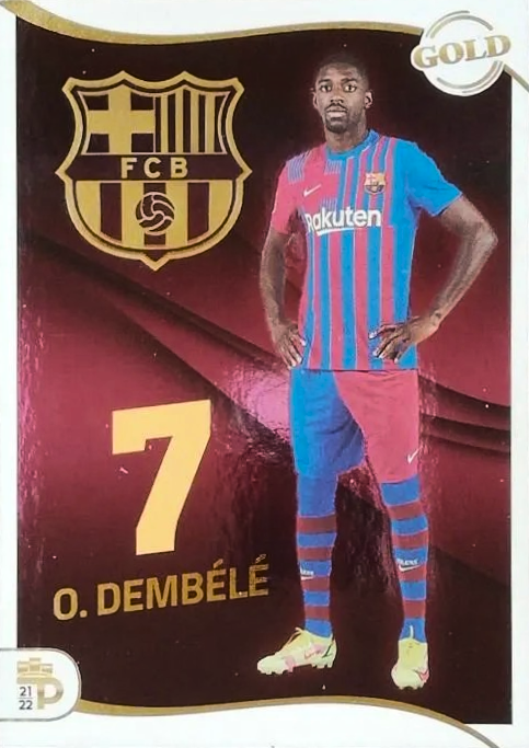 Ousmane Dembélé - Gold - Podium Barcelona 21/22