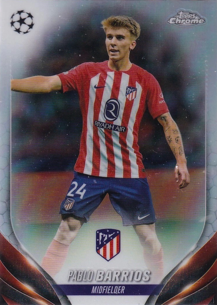Pablo Barrios - Topps Chrome UEFA Club Competitions 23/24