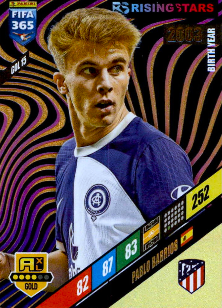 Pablo Barrios - Rising Stars - Adrenalyn XL FIFA 365 2024