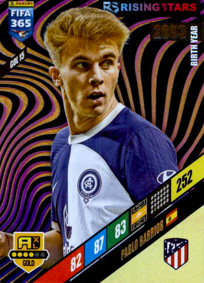 Pablo Barrios - Rising Stars - Adrenalyn XL FIFA 365 2024