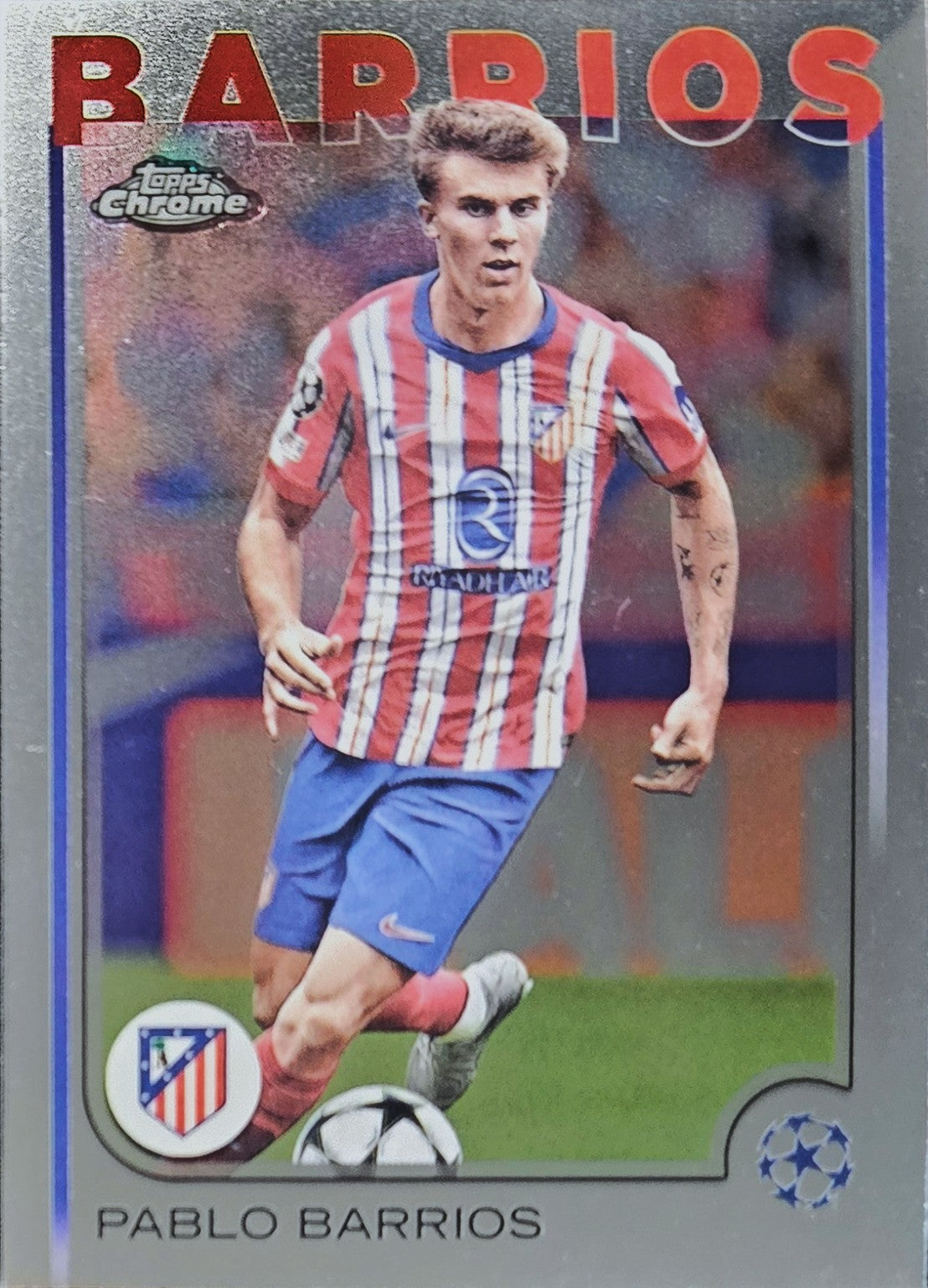 Pablo Barrios - Topps Chrome UEFA Club Competitions 24/25