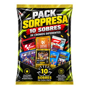 Pack Sorpresa - 10 Sobres variados diferentes