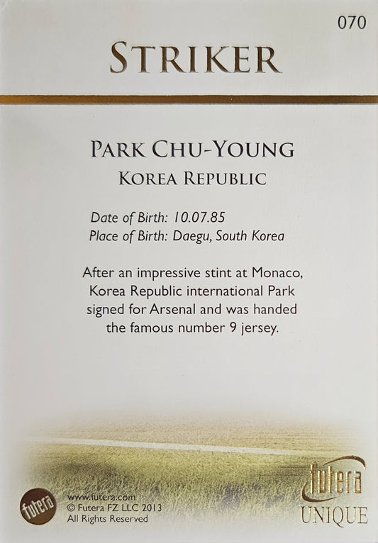 Park Chu-Young - Futera Unique 2013