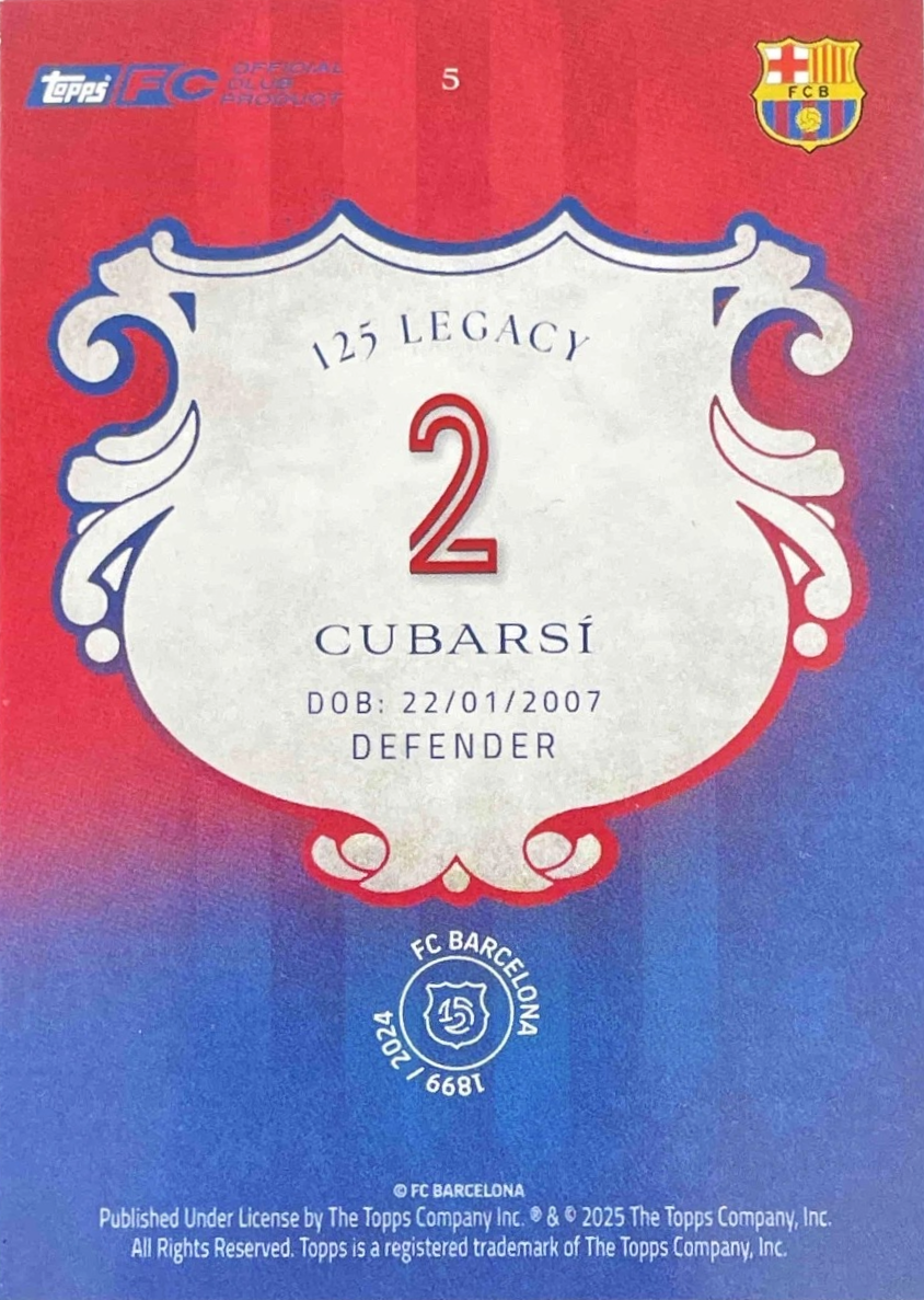 Pau Cubarsí - 125 aniversario Barcelona