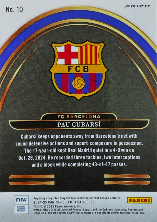 Pau Cubarsí - Future - Select LaLiga 24/25