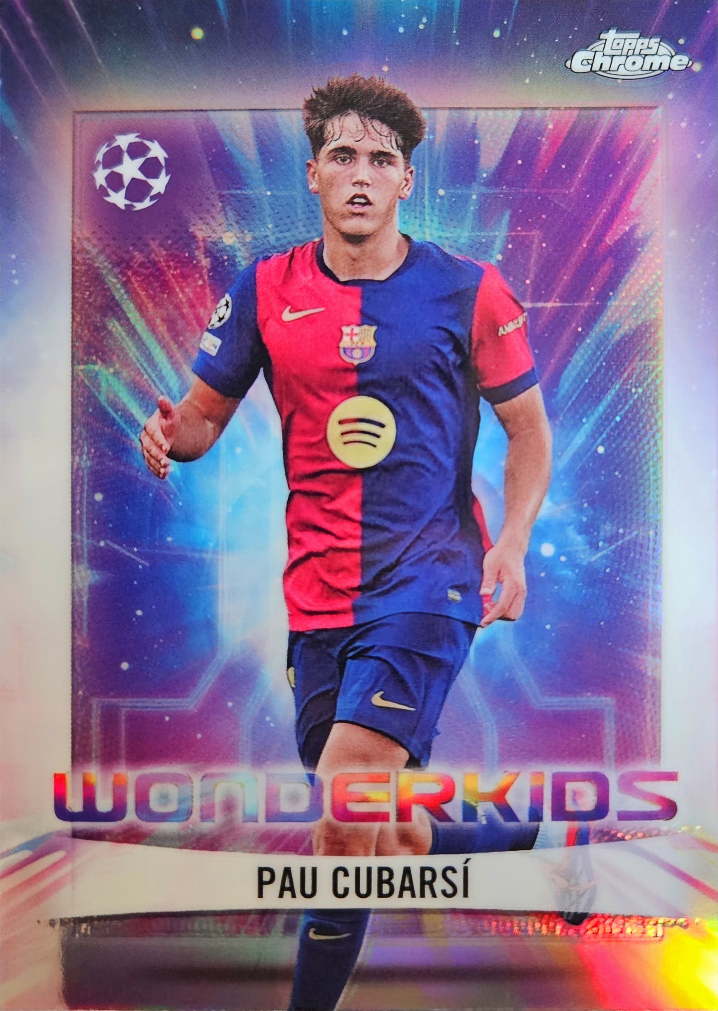 Pau Cubarsí - Wonderkids - Topps Chrome UEFA Club Competitions 24/25
